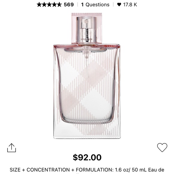 Burberry brit sheet from Sephora 50ml - still about 85% left - without lid - Picture 2 of 7